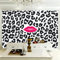 Papier Peint Léopard noir et blanc, 200 x 140 cm, Poster Geant Mural Personnalisé, pour Salon Chambre Chambre restaurant Décoration Noir et blanc Murale