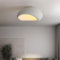 XinZe Moderne Einfache Deckenleuchte E27 Wabi-sabi Flush Mount Deckenlampe Lampenschirm Aus Polyethylen Japanischer Stil Heimdekoration Beleuchtung Für Schlafzimmer Wohnzimmer Kücheninsel(60CM)