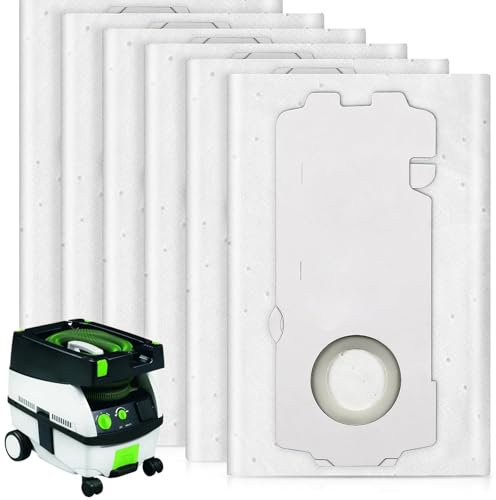 Ruiqas 10 Pièces Sacs à Poussière pour CT Mini/CT MIDI/CT 15 Disponibles Depuis 2019, Réutilisables Grande Capacité Sacs à Poussière Accessoires pour Aspirateurs
