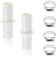 2 PCS Washing Machine Waste Pipe Connector, Washing Machine Hose Connector with 4 Hose Metal Clamps Waste Pipe Extension Attachment for Dishwasher Outlet Drain