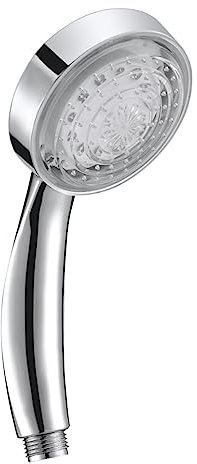 Farbwechselnder LED Duschkopf Rund Ld8008-a14 Silber