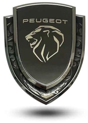 JYHBAQWN Auto Emblem Logo Aufkleber für Peugeot 207 CC, Autoaufkleber Emblem Abziehbilder Emblem Auto Zubehör Tuning Sticker,normal-B