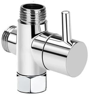 G7/8 G1/2 Umschaltventil 3-Wege-T-Adapter-Konverter für Dusche Messing Wasserhahnanschluss Badezimmer Wasserhahn Wasserabscheider(Type A)