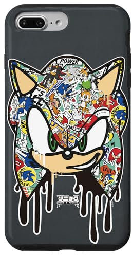 Sonic the Hedgehog - Adesivo Sonic Custodia per iPhone 7 Plus/8 Plus