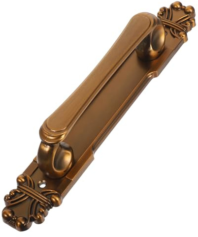 HOMSFOU Antike Türgriffe aus Bronze für Scheunentüren Vintage Schiebetürgriff Rustikal für Holz und Doppeltüren Vielseitig Einsetzbar als Schrank und Außentürbeschlag