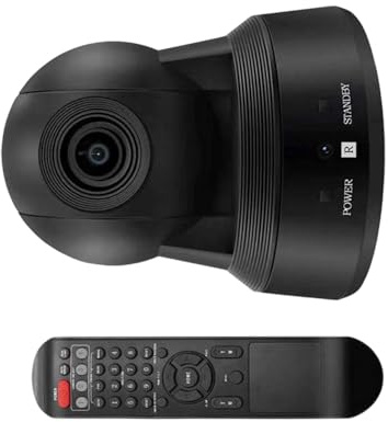 HOOLRZI Video Broadcast Camera 1080P Conference Camera Outdoor for Live Streaming Online Meeting with Remote Controller Webcam for Video Conferencing