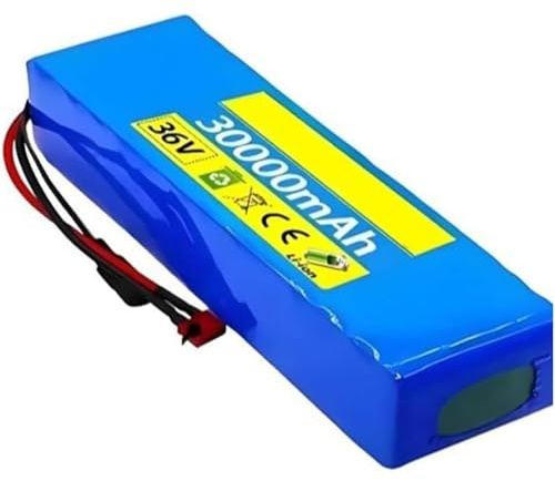 36V 30Ah 10S2P E-Bike Battery Lithium-Ion Battery For Electric Bicycles, Including 42V 2A Charger, Replacement Lithium Battery For Electric Scooters(XT60+DC)