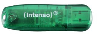 Intenso INT-3502460 Memory Stick Rainbow Line USB, 8 GB, Verde