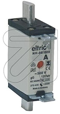 Eltric 3er Pack NH-Sicherung mit spannungsfreien Grifflaschen 63 A