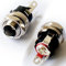 Loops 5.5mm x 2.1mm DC Female Chassis Power Socket - Panel Mount Connector Jack - CCTV