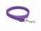 Mystique® Gummierte Leine 15mm ohne Handschlaufe Standard Karabiner lila 2m