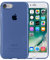 wortek Hülle, kompatibel mit iPhone 8 / iPhone 7, Silikon Premium Schutzhülle Liquid Crystal Ultra Dünn mit Kamera-Schutz TPU Case stoßfester Bumper Halb-Transparente Handyhülle in Blau/Lila