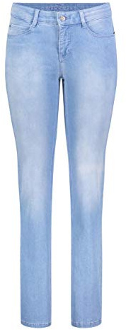 MCA Damen Dream Straight Jeans, per Pack Blau (Basic Bleached Blue D491), W34/L32 (Herstellergröße: 34/32)