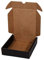 Only Boxes schwarzer Karton für den Postversand | Selbstaufbaubox ideal als Geschenk | stabiler Karton | Größe S | 13 x 16 x 4 cm | 20 Einheiten
