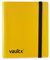 Vault X 4-Taschen-Trading-Kartenordner mit Gurt, 160 Karten, Standardgröße, 20 seitlich ladbare Seiten, Sammelordner für Sammelkartenspiele, Sportkarten, TCG (Gelb)