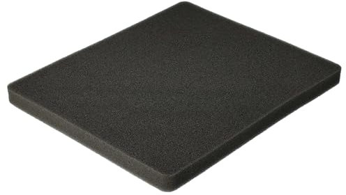 vhbw filtro compatibile con Electrolux AAM6103 (910286621) aspirapolvere - Filtro aria di scarico (in spugna), nero