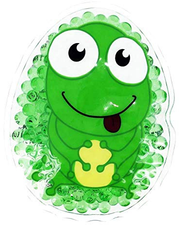 Kühlpad Wärmepad mehrfach Kompresse Kühlkissen Kinder wärmen kühlen Frosch