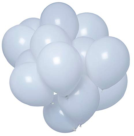 Cavore Luftballons in Pastell Blau – 65 Stück – Partydeko Ballons in hellblau für Geburtstag Junge, Kindergeburtstag, Babyparty Junge, JGA & Hochzeit