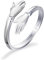 Qings Stapelbarer Umarmungs Ring mit I am Enough-Gravur Silber 925, Freundschafts Umarmungs Ringe Band für Bester Freund Wickelringe Umarmen Finger Schmuck