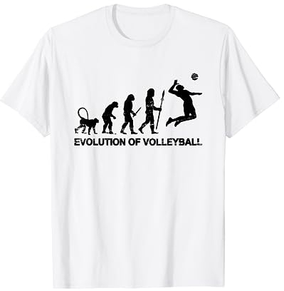 Evolution of Volleyball T-Shirt