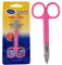 ASM® Toe Nail Scissors Ingrown Toenail Treatment - Heavy Duty Stainless Steel Beauty Cuticle Scissor for Fingernails, Nose, Beard & Eyebrow Scissors - Perfect Gifts for Women & Men (Pink)