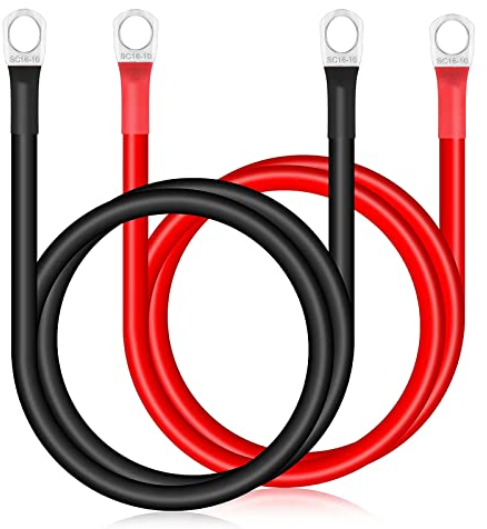 ROMINVIC Jump Ball,4 Stück Moon Ball Original,5AWG Auto Batterie Kabel mit M8 Leicht Greifbar – Flummies Galaxy für Boys