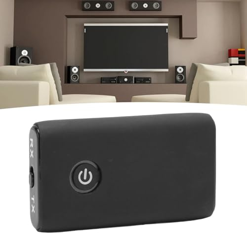 Récepteur émetteur Bluetooth 5.0 pour TV CD Home Cinéma, Adaptateur Audio Bluetooth 2 en 1 Jack 3,5 Mm, Récepteur Audio Bluetooth Auxiliaire.