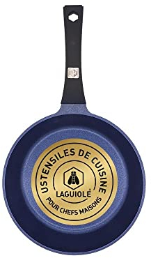 LAGUIOLE - Padella 28 cm nero antiaderente Blu Diamond induzione