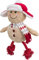 Trixie xmas peperkoekman met flostouw benen pluche / katoen 34 cm