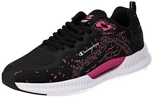 Champion Rush II, Sneakers Donna, Nero/Fucsia (KK002), 39 EU