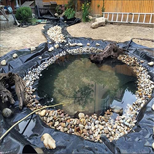TOYPEX Pond Tarpaulin HDPE Waterproof PVC Film Fish Pond Liner For Koi And Fish Pond Landscaping Prefabricated Swimming Pool Pond Cover (Size : 2x3m)