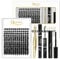 QUEWEL 144 Pcs DIY Wimpern-Extensions, Lash-Extension mit langanhaltenden Cluster-Lashes Bond und Seal, natürliche Lash-Cluster für Anfänger zu Hause (QU-H-DH-05)