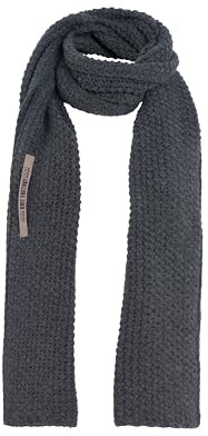 KNIT FACTORY - Carry Schal - 200x35 cm | Strickschal für Damen und Herren - Scarf - Winterschal - Bequemer Schal mit Wolle - Hochwertige Qualität