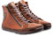 Magical Shoes gefütterte Barfußschuhe Damen, Boots mit Reissverschluss, Leder Halbstiefel atmungsaktiv, Winterschuhe minimalistisch, Ankle Boot, Gr. 39, Alaskan Buffalo Chestnut