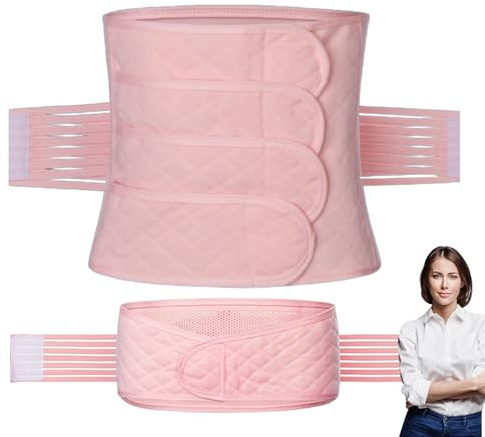 Postnatales Postband für Frauen,Postpartum-Bauchband - Verstellbare elastische Postpartum-Bauchband-Wickelunterstützungs-Erholungsgürtel,Atmungsaktives Bauch-Taillenformer-Wickelband nach der Goowafur