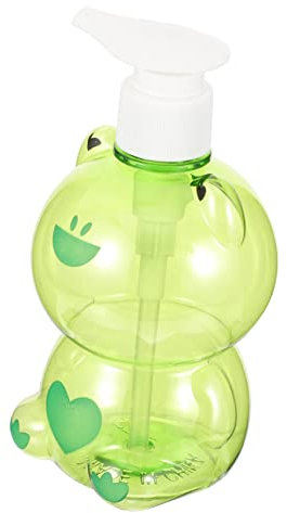 CAXUSD Cartoon Tier Seifenspender Frosch Form 250ml Nachfüllbare Pumpflasche Für Familie