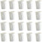 Engelland - 20 x Plastikbecher, Trinkbecher, Creme-Weiß, Pastellfarben, 400 ml, Eichstrich, bruchfest, stapelbar, Mehrweg, Kunststoff, wiederverwendbar, Party-Becher, Trink-Glas