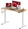 SANODESK Höhenverstellbarer Schreibtisch 120 x 60 cm Schreibtisch Höhenverstellbar Elektrisch Ergonomischer Steh-Sitz Tisch Computertisch für Heimbüro Homeoffice(ahorn)