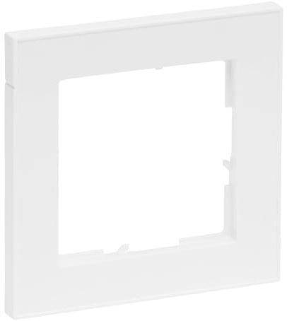 LEGRAND, SEANO+ 1-fach Rahmen, halogenfreies Thermoplast, nachhaltige Produktion und Verpackung, Farbe: Ultraweiß, 765181
