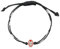 Marvel Armband mit dem Kopf von Iron-Man aus Sterlingsilber und verstellbarem schwarzem Lederband für Kinder, 18 cm