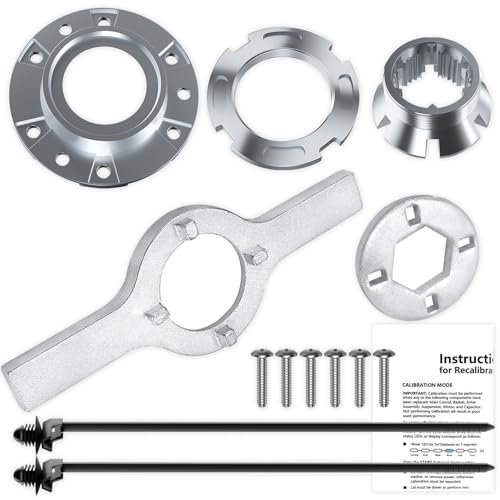 Repuesto de buje W10324651 mejorado con llave inglesa TB123A, sustituto para buje impulsado por arandela Whirlpool Maytag, reemplaza W10528947 Kit de cubo impulsado por cesta de metal W10396887