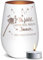 PR Print Royal Trauer Windlicht mit Gravur - Du fehlst - mit Name gravieren - Trauergeschenk, Gedenklicht, Geschenke für Trauernde | inkl. Teelicht, 450 ml, Weiß/Bronze