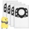 Vacuum Bags Compatible with Karcher WD3 4 Pack, Mellbree Vacuum Cleaner Bags Compatible with Karcher WD 2 Plus, WD 3, WD 3 Battery, KWD 1, KWD 2, KWD 3, MV 3, WD 3.200 to WD 3.800 M, SE 4001, SE 4002