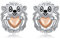 CUPENDA Igel Ohrringe 925 Sterling Silber Igel Ohrstecker Ohrringe Niedliche Tier Schmuck für Frauen Igel Liebhaber