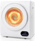 Bonnlo Secadora de ropa portátil, secadora eléctrica de carga frontal, secadora compacta con tina de acero inoxidable, para el hogar, departamento, recámara, color blanco (control táctil LCD)