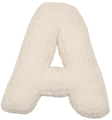 Milageto Almohada Decorativa de Felpa con Letras, cojín con Letras en inglés, cojín con Letras para abrazar en la Sala de Estar, a