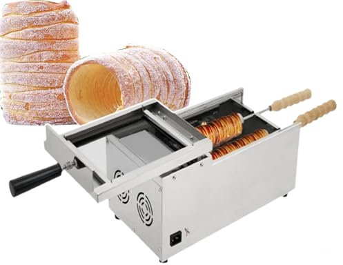 Forno Per Dolci A Camino Commerciale, Macchina Per Fare Dolci A Camino, Macchina Per Fare Panini A Camino Elettrico, Torta A Camino Ungherese, Con 2 Rulli, 1500 W,110V