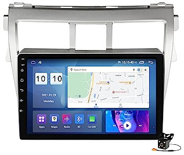 Android 14 Autoradio per T-oyota Yaris 2007-2012 Navigazione GPS 9 In Touchscreen Lettore multimediale Supporto ricevitore video Wifi 4G DSP Carplay,M500s