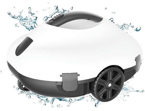 Pulitori per piscine senza fili, potente aspirazione, pulitore automatico per piscine sopra e interrate, supporta la pianificazione intelligente del percorso e il parcheggio autonomo