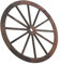 BESPORTBLE Dekoratives Wagenrad Aus Holz Im Vintage-Stil – 50 cm Große Wanddekoration Für Garten - Bar Und Terrasse – Rustikales Holzrad Als Blickfang Für Ihr Zuhause